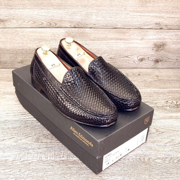 * NIB * $295 Allen Edmonds ROMA Italian Loafer 10.5 EE Wide * add $15 new Trees - Picture 12 of 13
